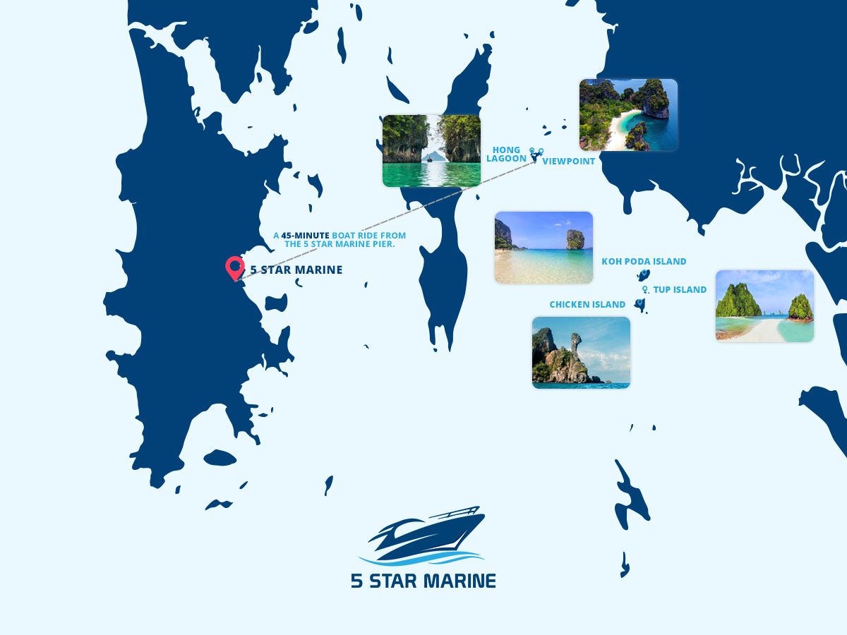 5-Star-Marine-Map Per Destination - Krabi Island