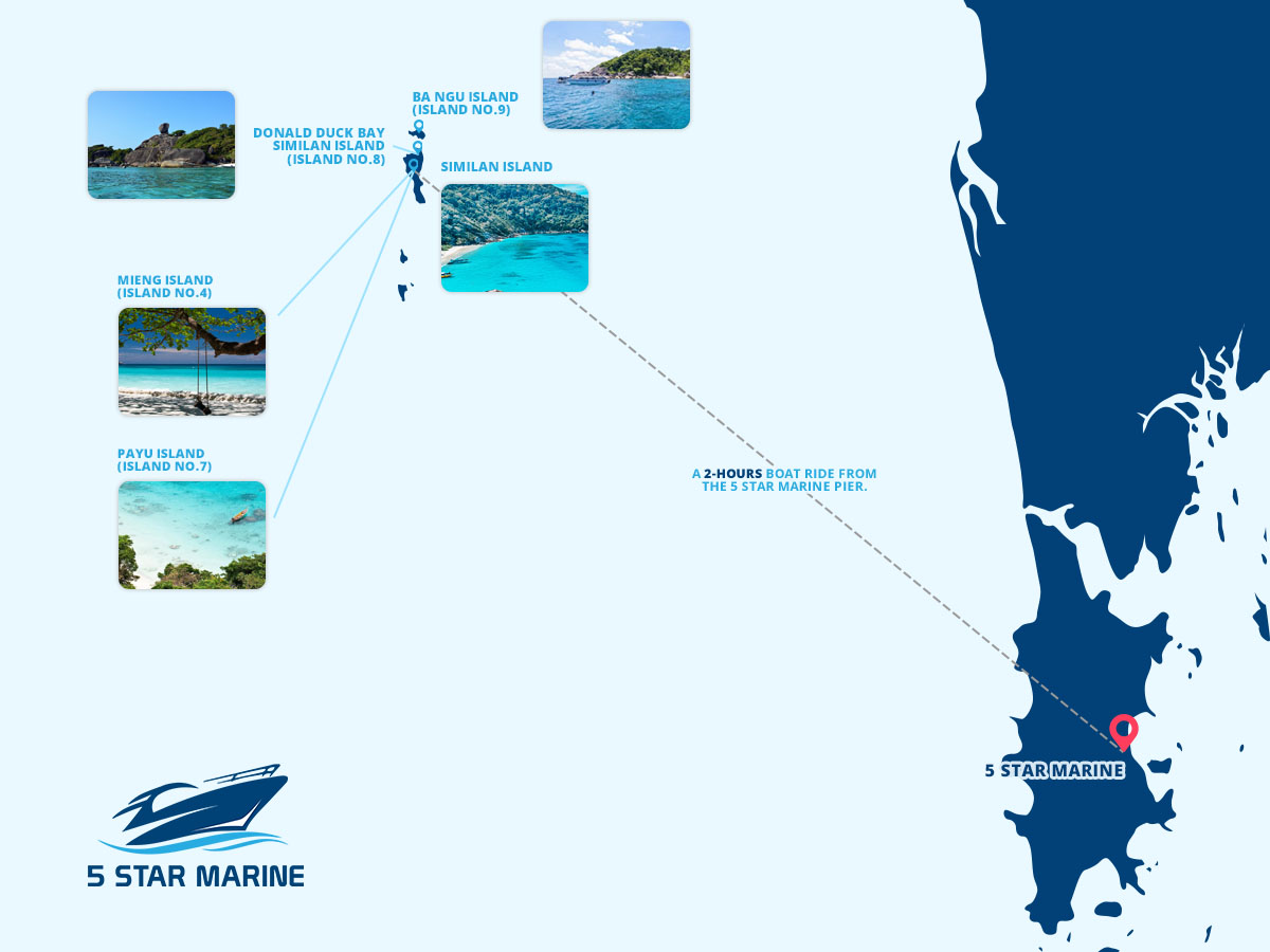 5-Star-Marine-Map Per Destination - Similan Island