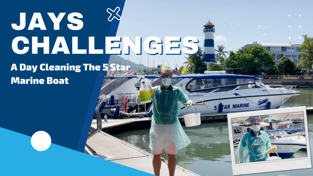 JAYS CHALLENGES: A Day Cleaning The 5 Star Marine Boat