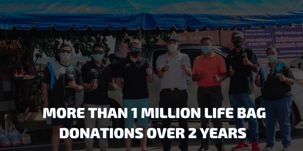 More Than 1 Million Life Bag Donations Over 2 Years