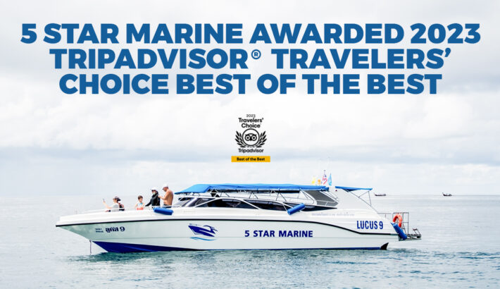 5 Star Marine Awarded 2023 Tripadvisor® Travelers’ Choice Best of the Best